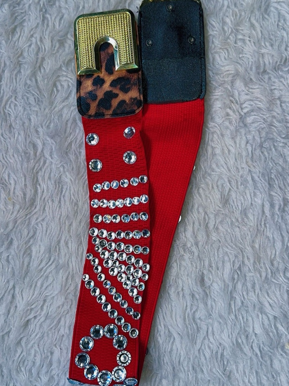 Belts red belt vintage belt - Picture 3 of 9